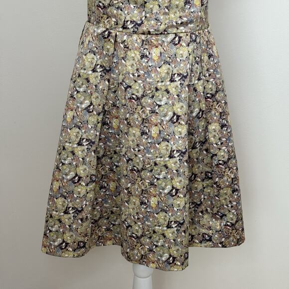 Kate Young x Target Strapless Bow A Line Dress Size 10 Multicolor Lined Pockets - Picture 5 of 15